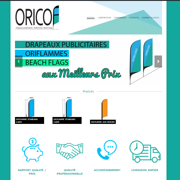 Création de site internet Oricof