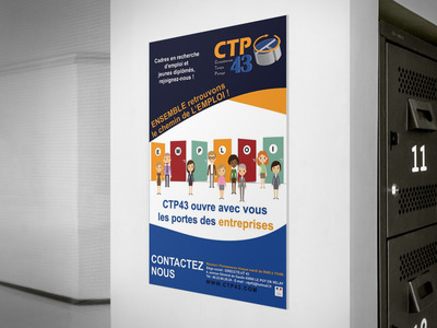 CTP 43 : affiche et dépliant