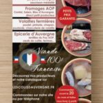 Les Colis d’Auvergne Flyer