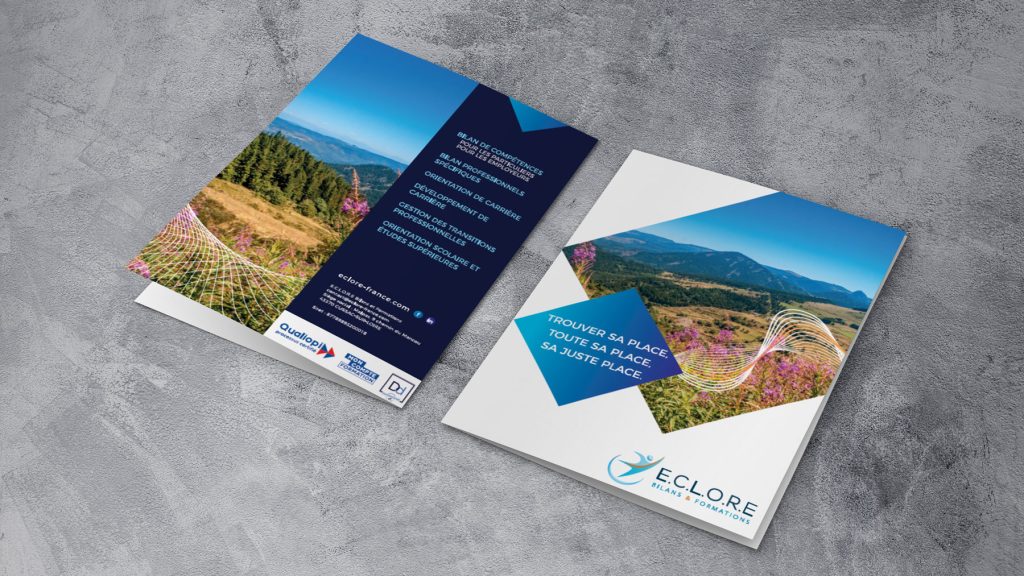 graphiste pour plaquette commerciale en haute loire