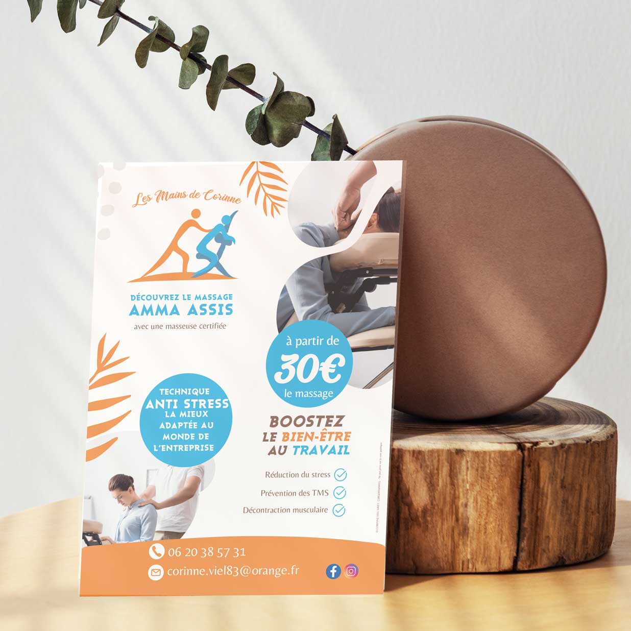 LES MAINS DE CORINNE : flyer